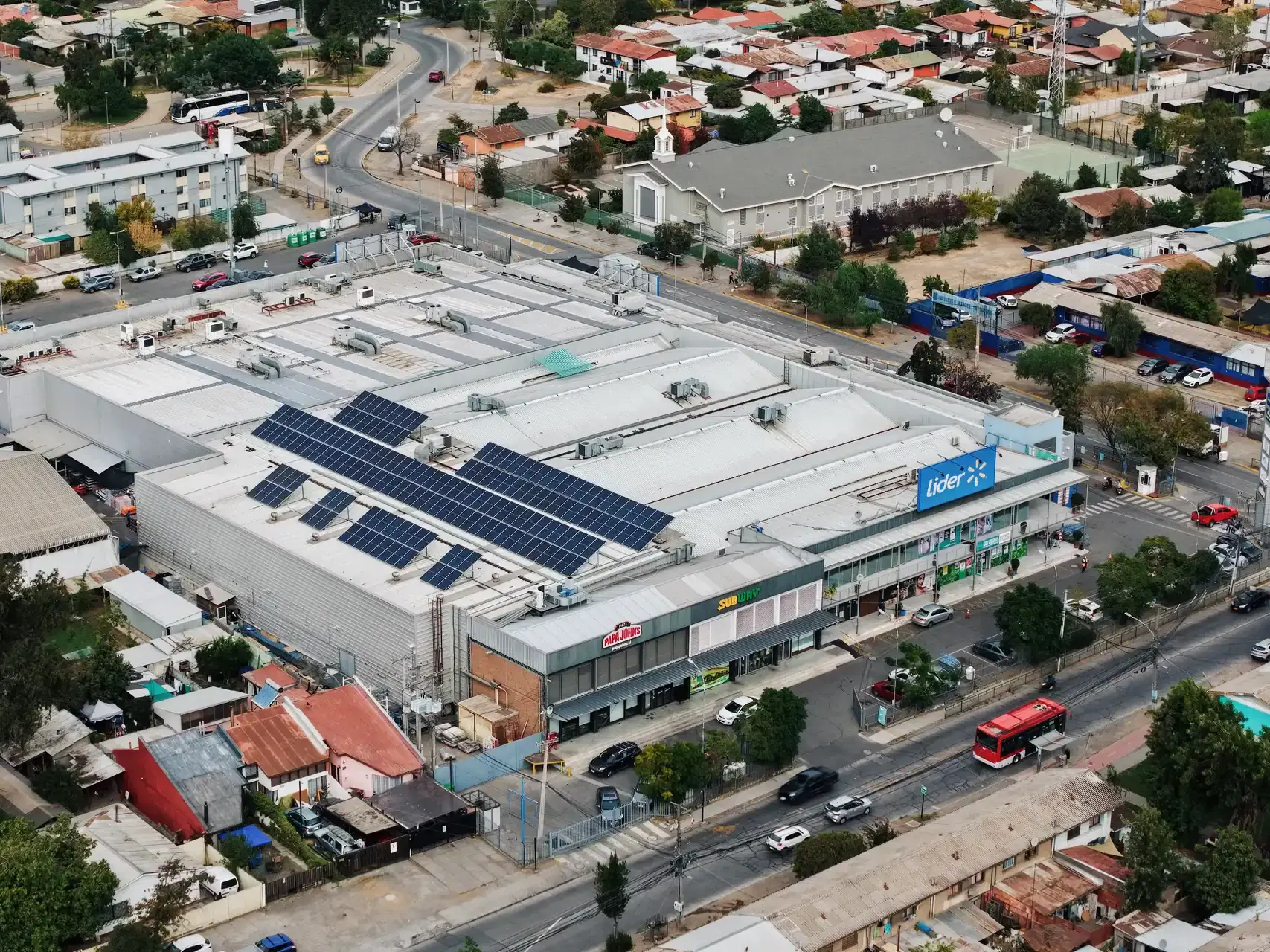 Instalación solar Lider Recreo