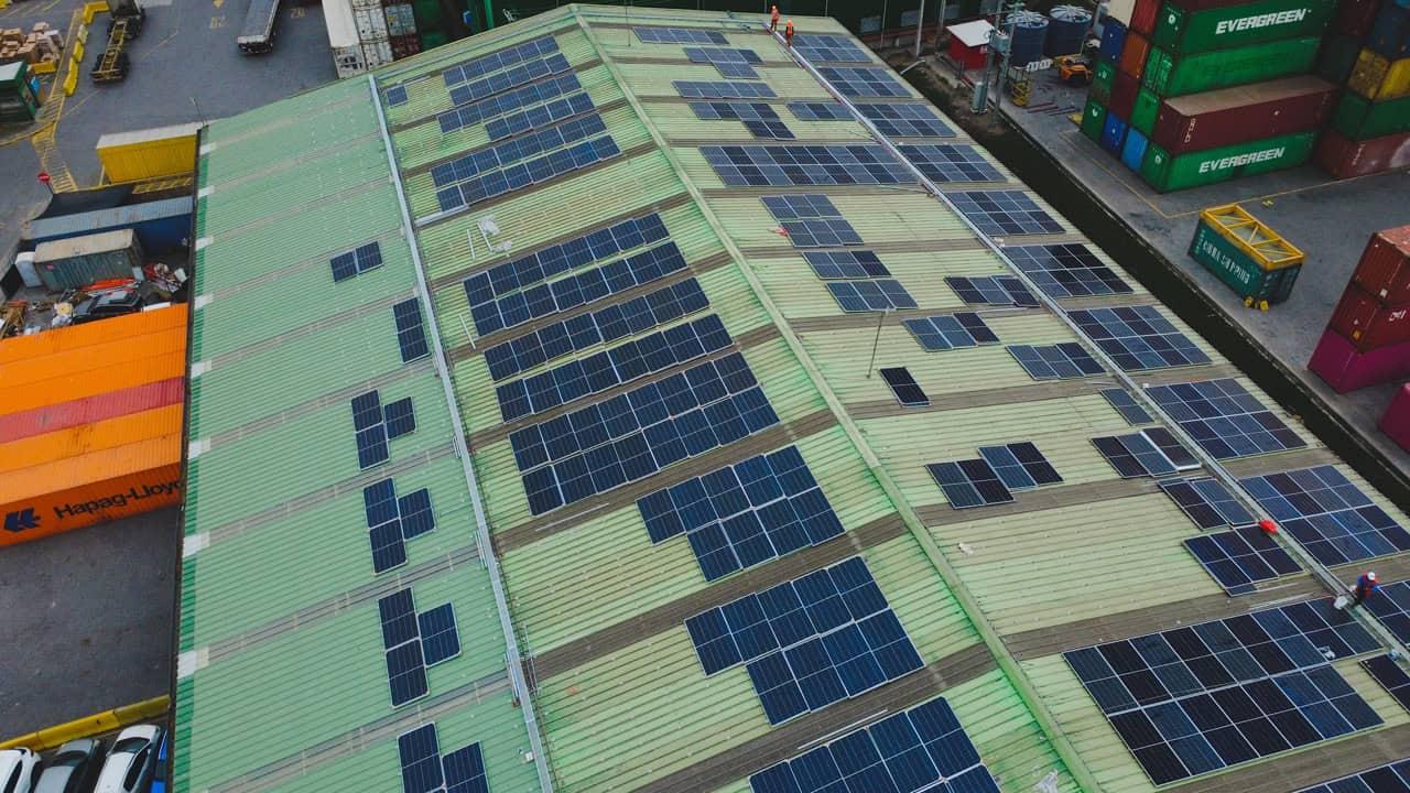 Instalación solar Puerto Columbo San Antonio I