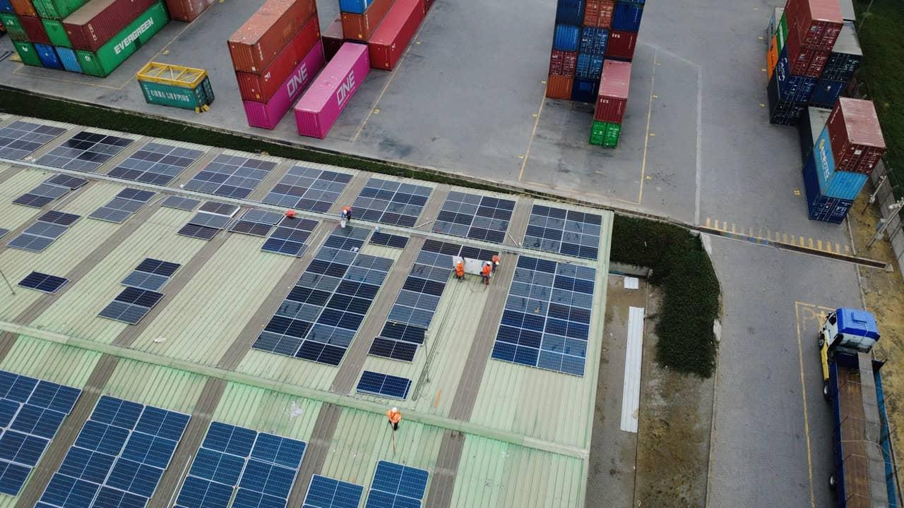 Instalación solar Puerto Columbo San Antonio I