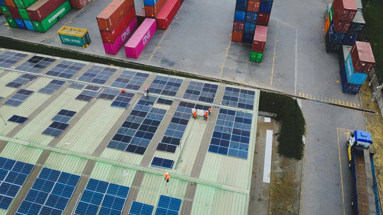 Instalación solar Puerto Columbo San Antonio I