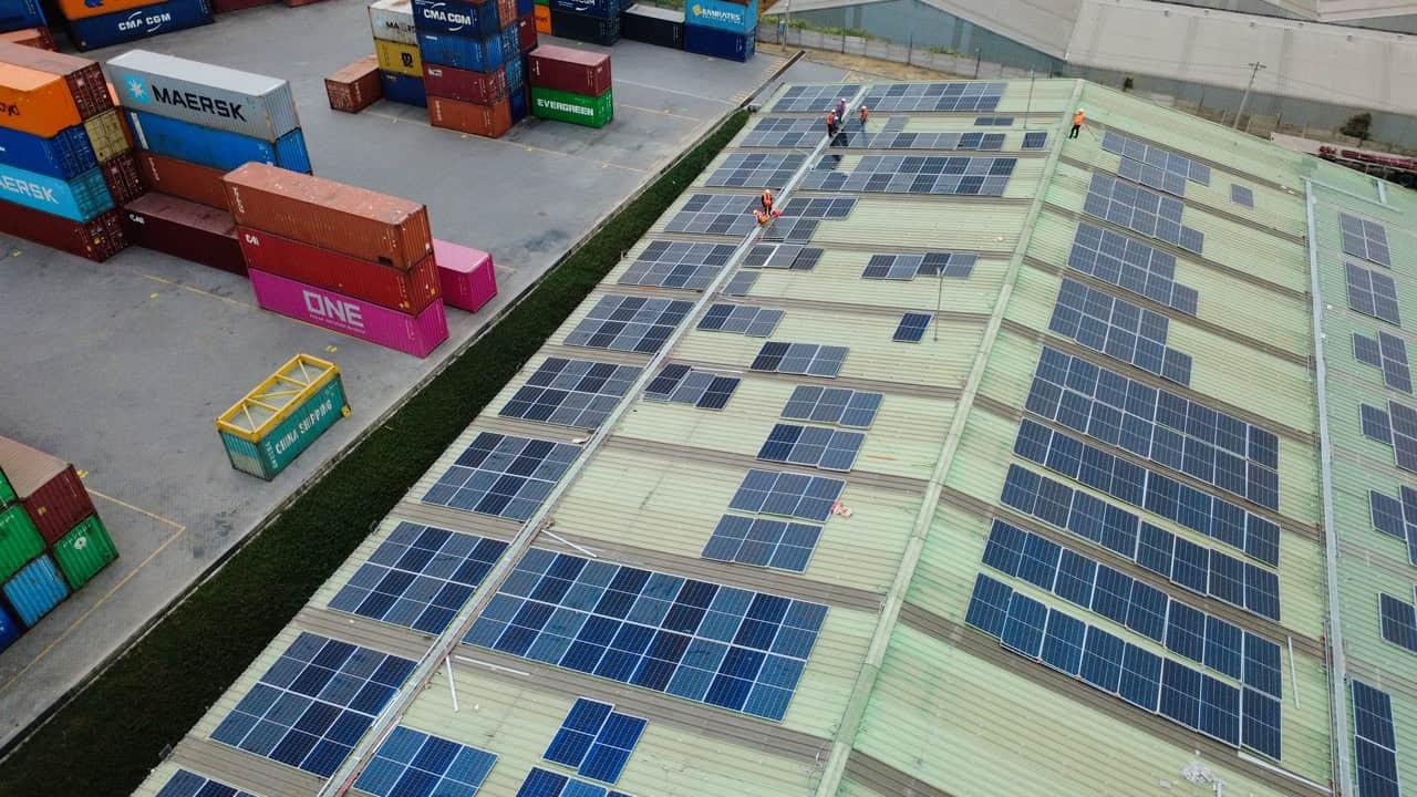 Instalación solar Puerto Columbo San Antonio I