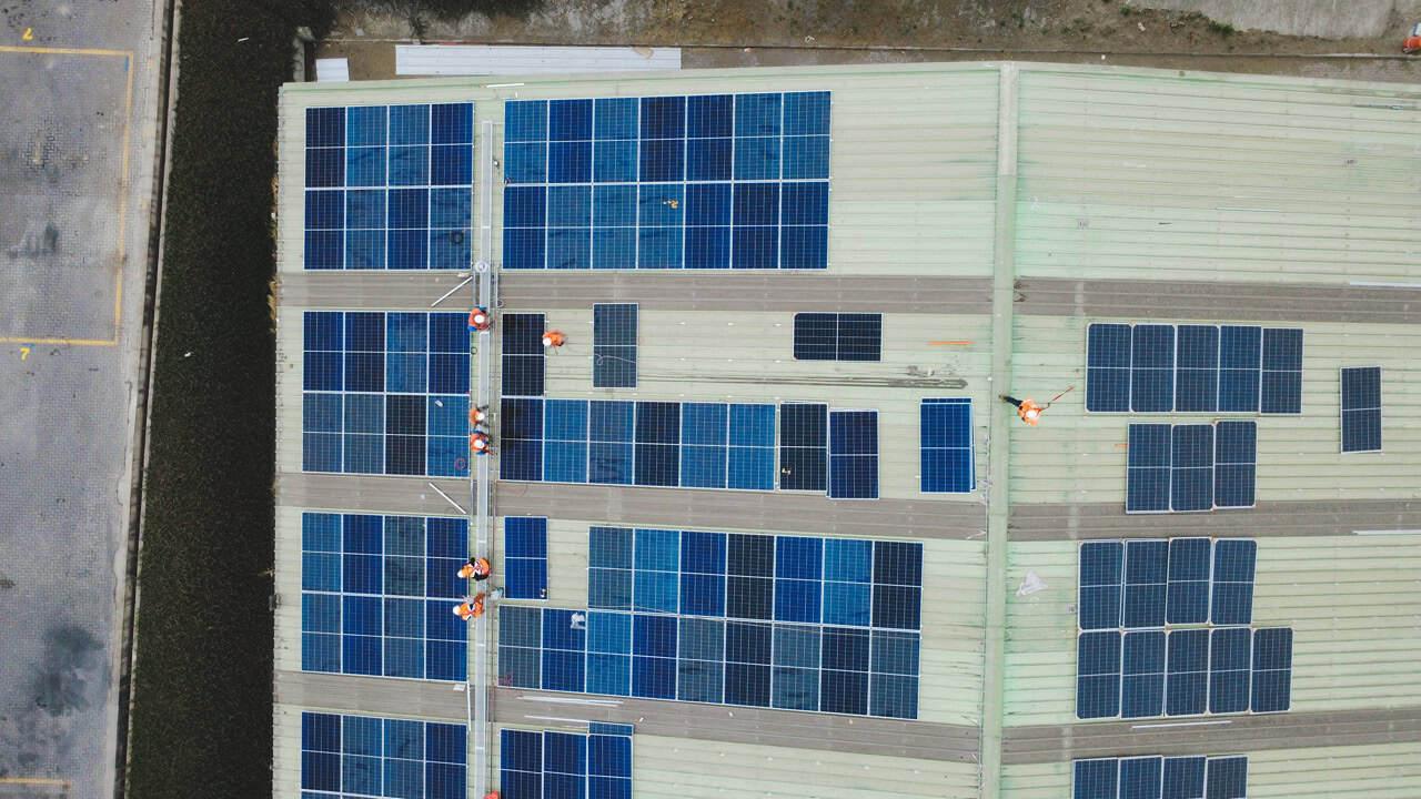 Instalación solar Puerto Columbo San Antonio I