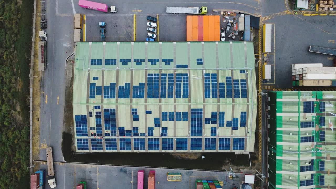 Instalación solar Puerto Columbo San Antonio I