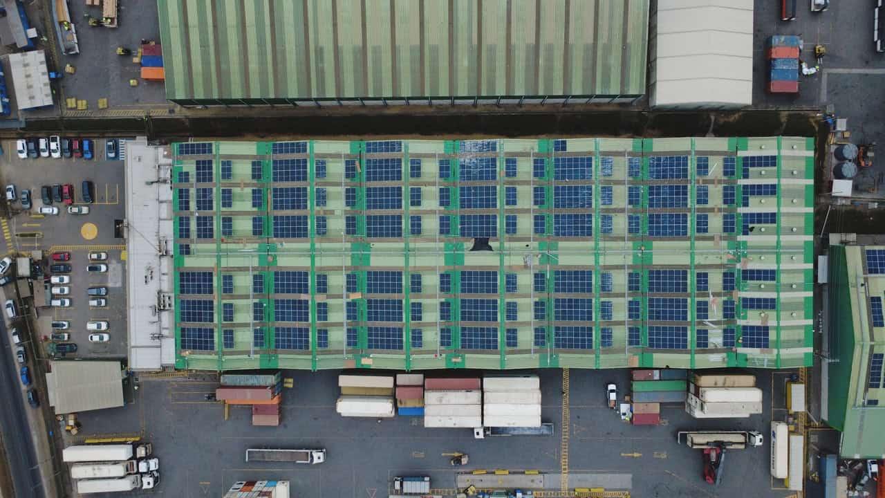 Instalación solar Puerto Columbo San Antonio II