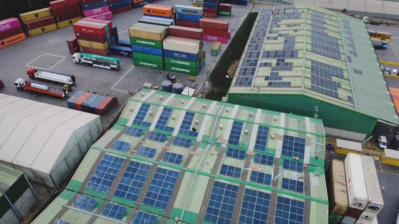 Instalación solar Puerto Columbo San Antonio II