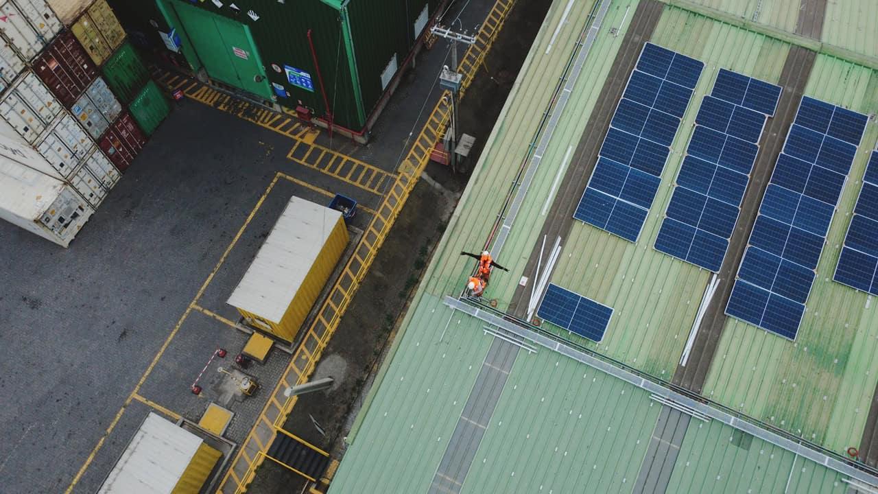 Instalación solar Puerto Columbo San Antonio II