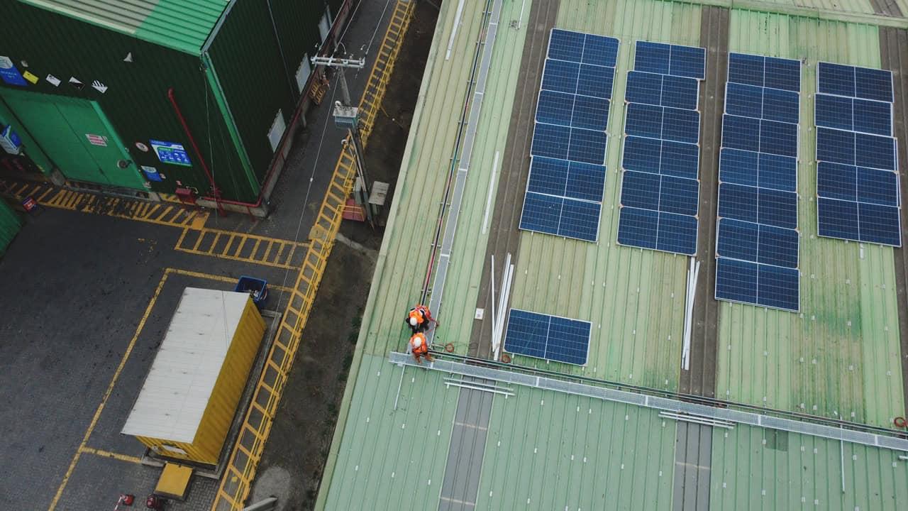 Instalación solar Puerto Columbo San Antonio II