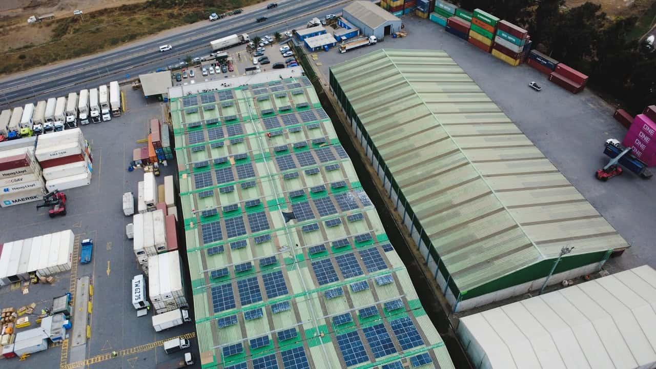 Instalación solar Puerto Columbo San Antonio II