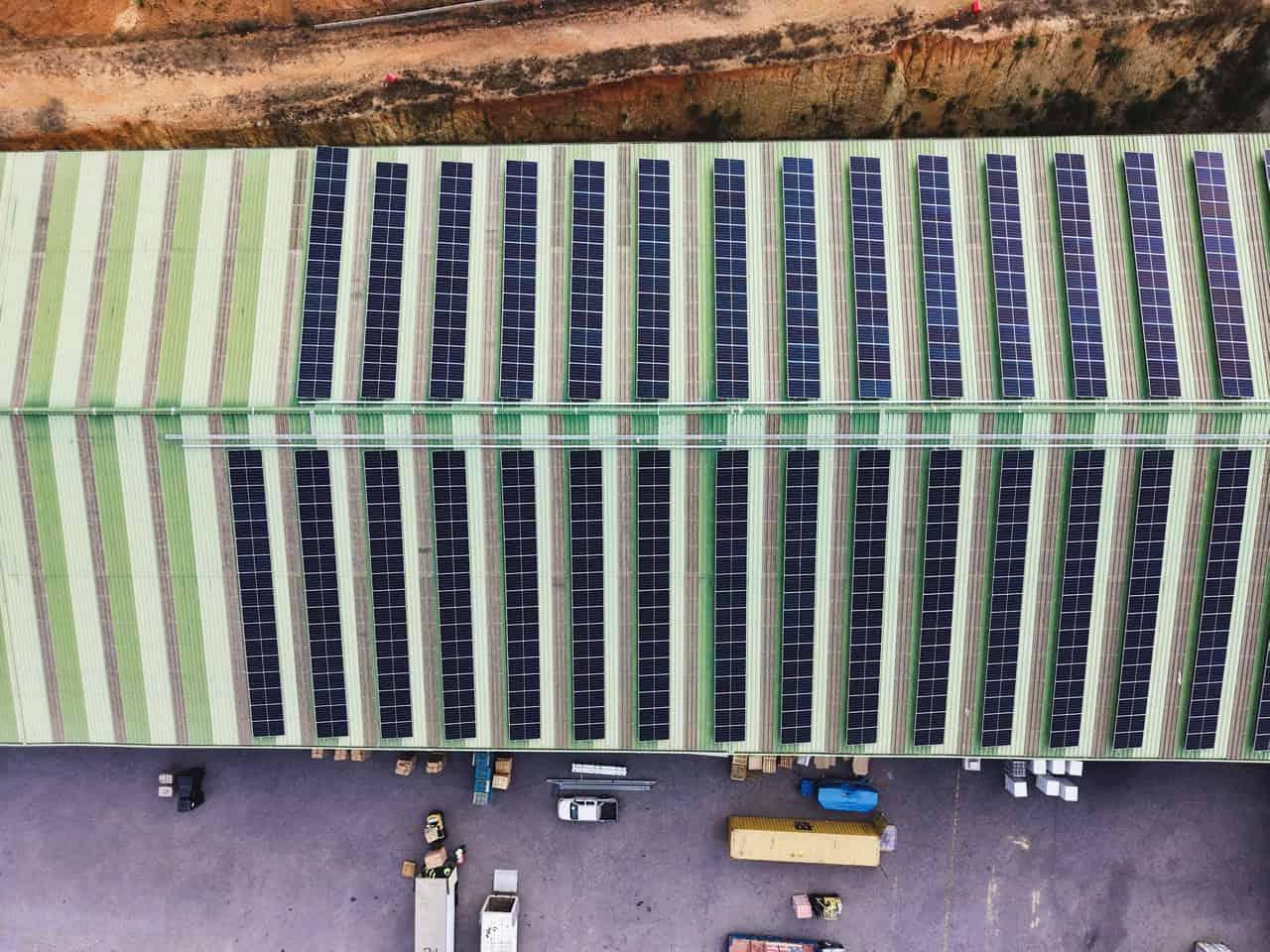 Instalación solar Puerto Columbo Valparaíso
