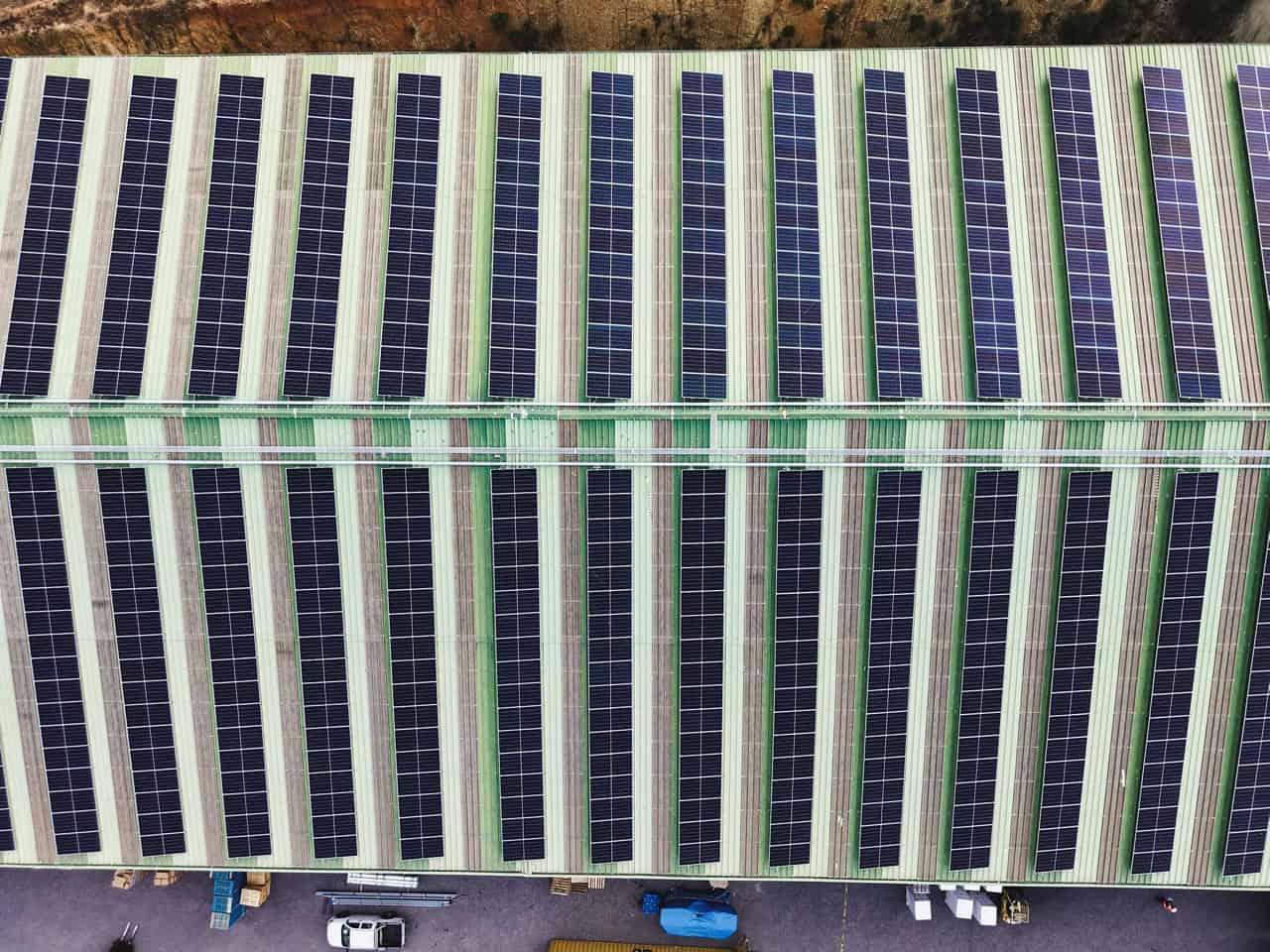 Instalación solar Puerto Columbo Valparaíso