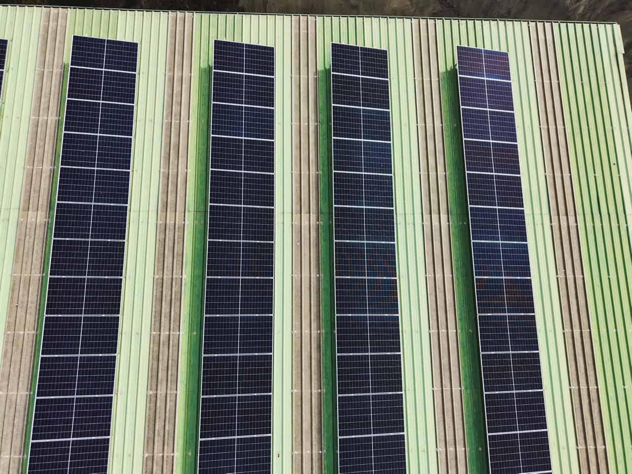 Instalación solar Puerto Columbo Valparaíso
