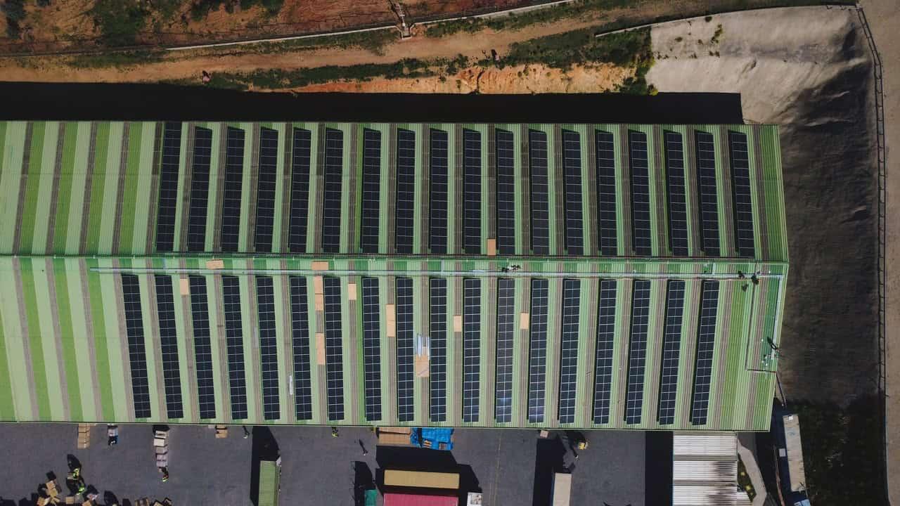Instalación solar Puerto Columbo Valparaíso