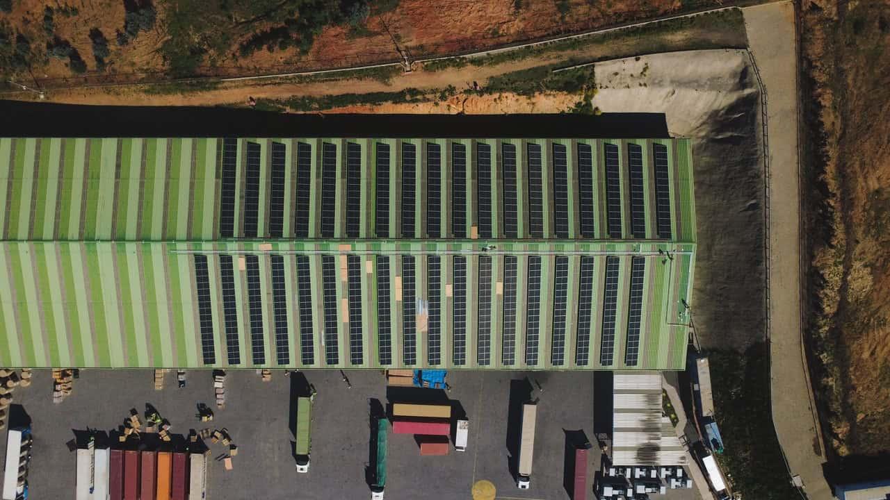 Instalación solar Puerto Columbo Valparaíso