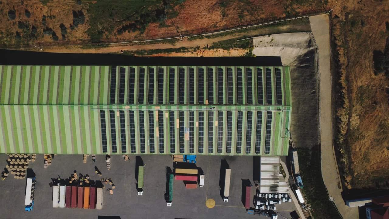 Instalación solar Puerto Columbo Valparaíso