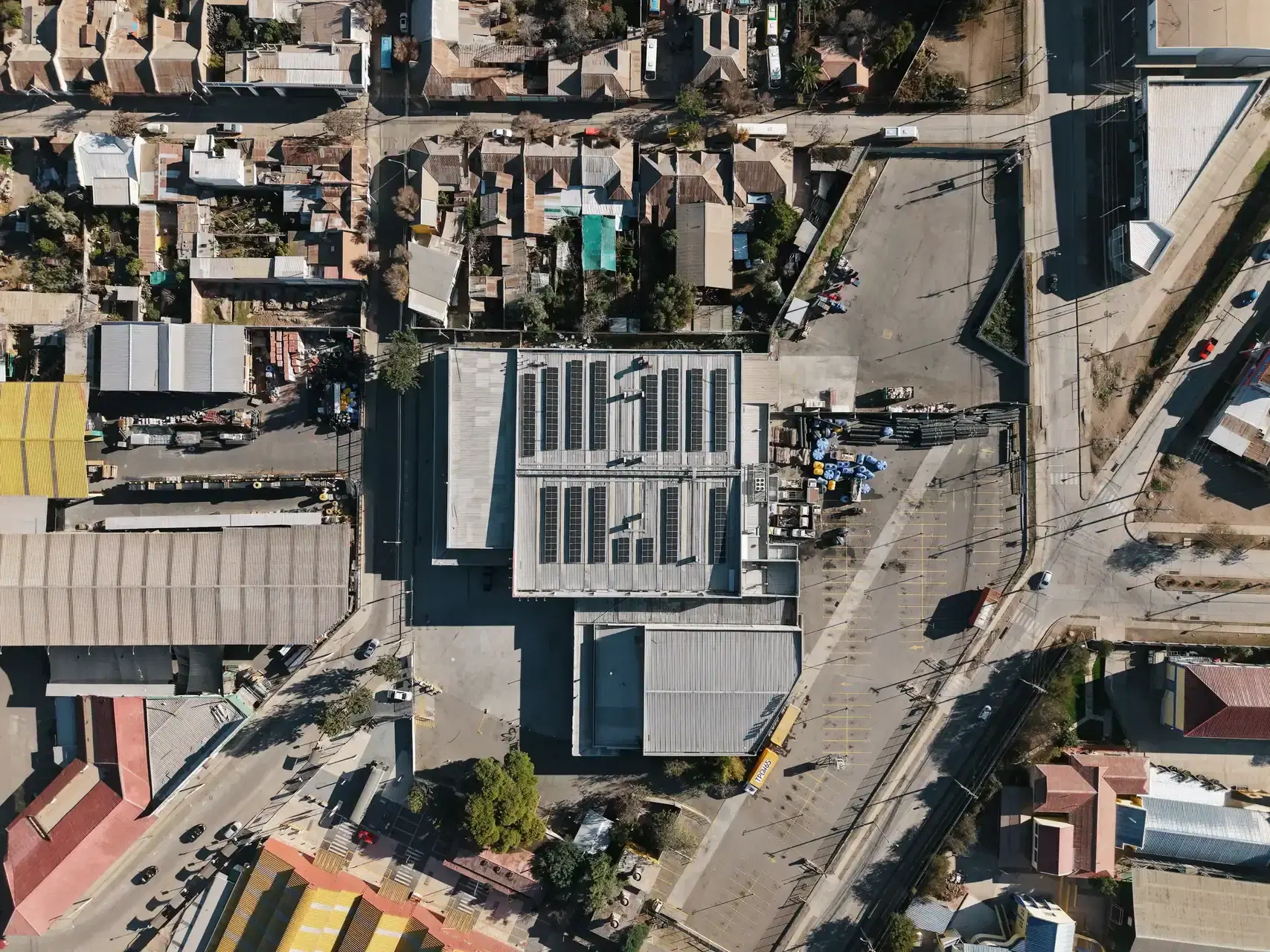 Instalación solar Supermercado Dabed