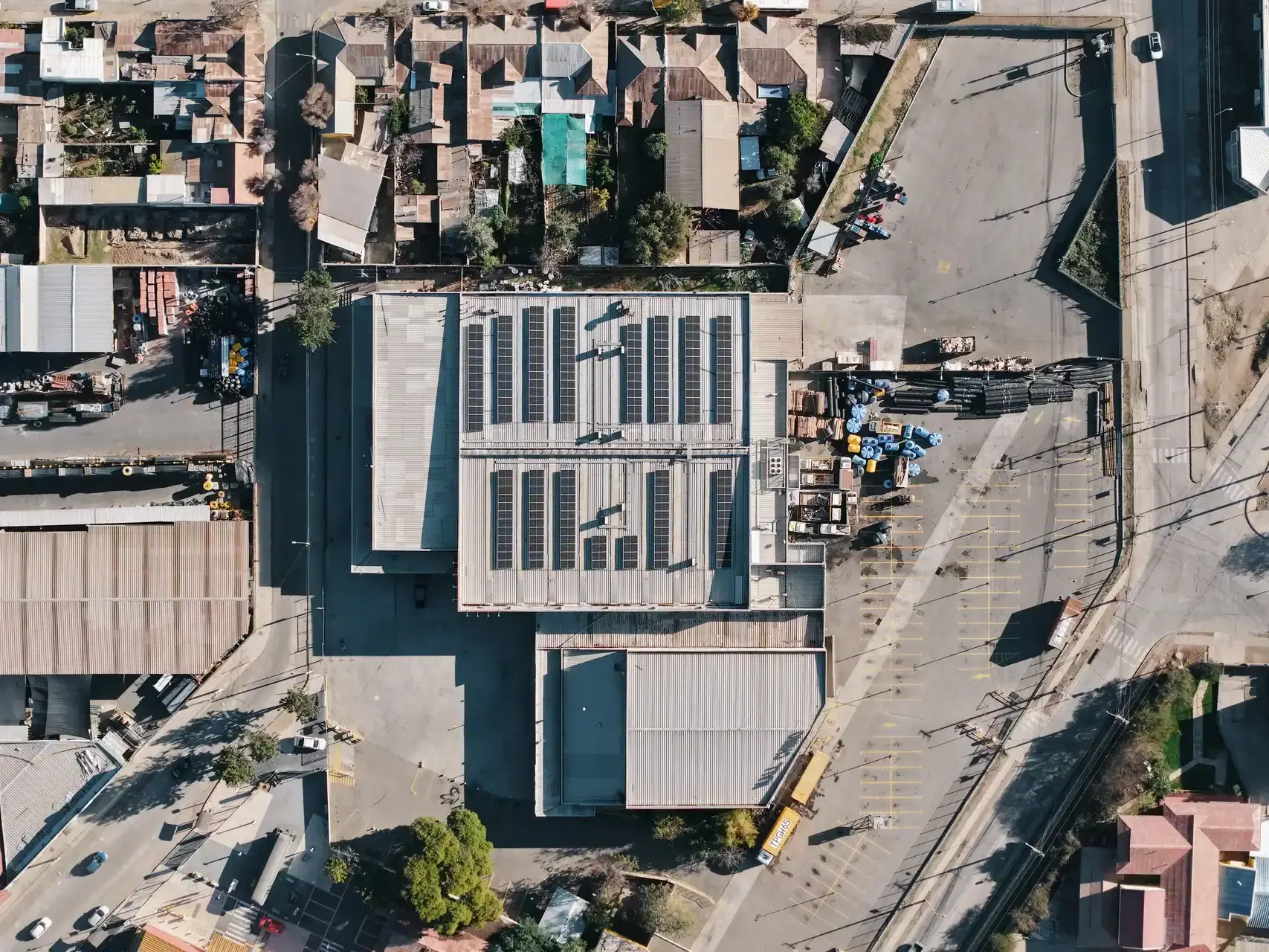 Instalación solar Supermercado Dabed