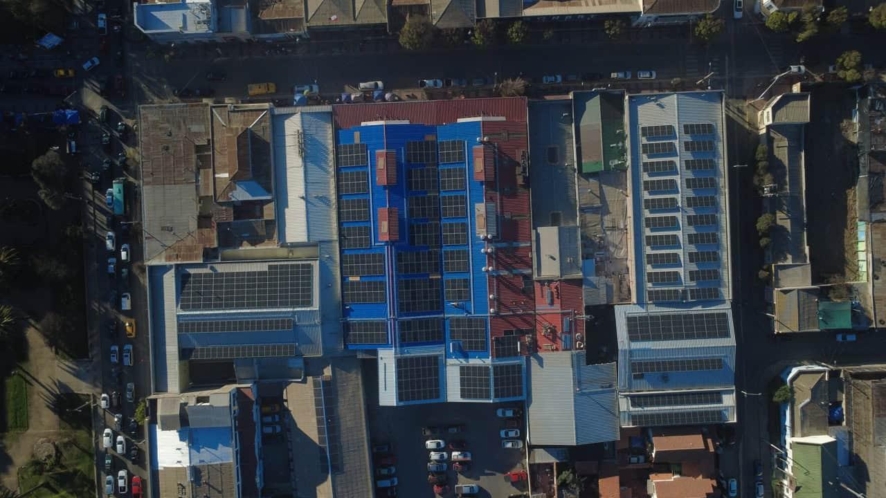 Instalación solar Supermercado Mallorca