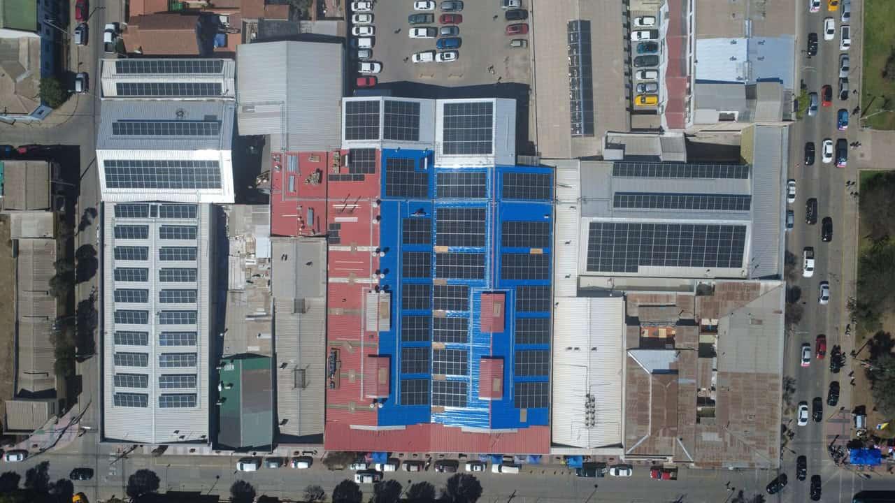 Instalación solar Supermercado Mallorca