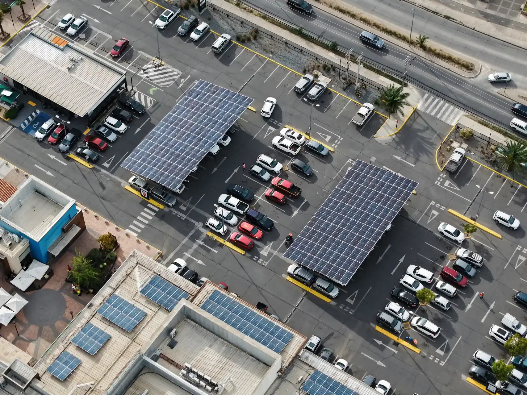 Instalación solar Tottus Machalí