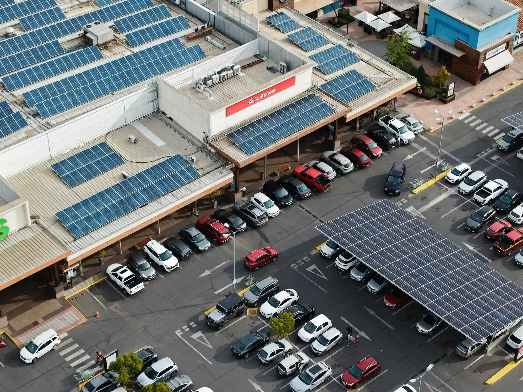 Instalación solar Tottus Machalí