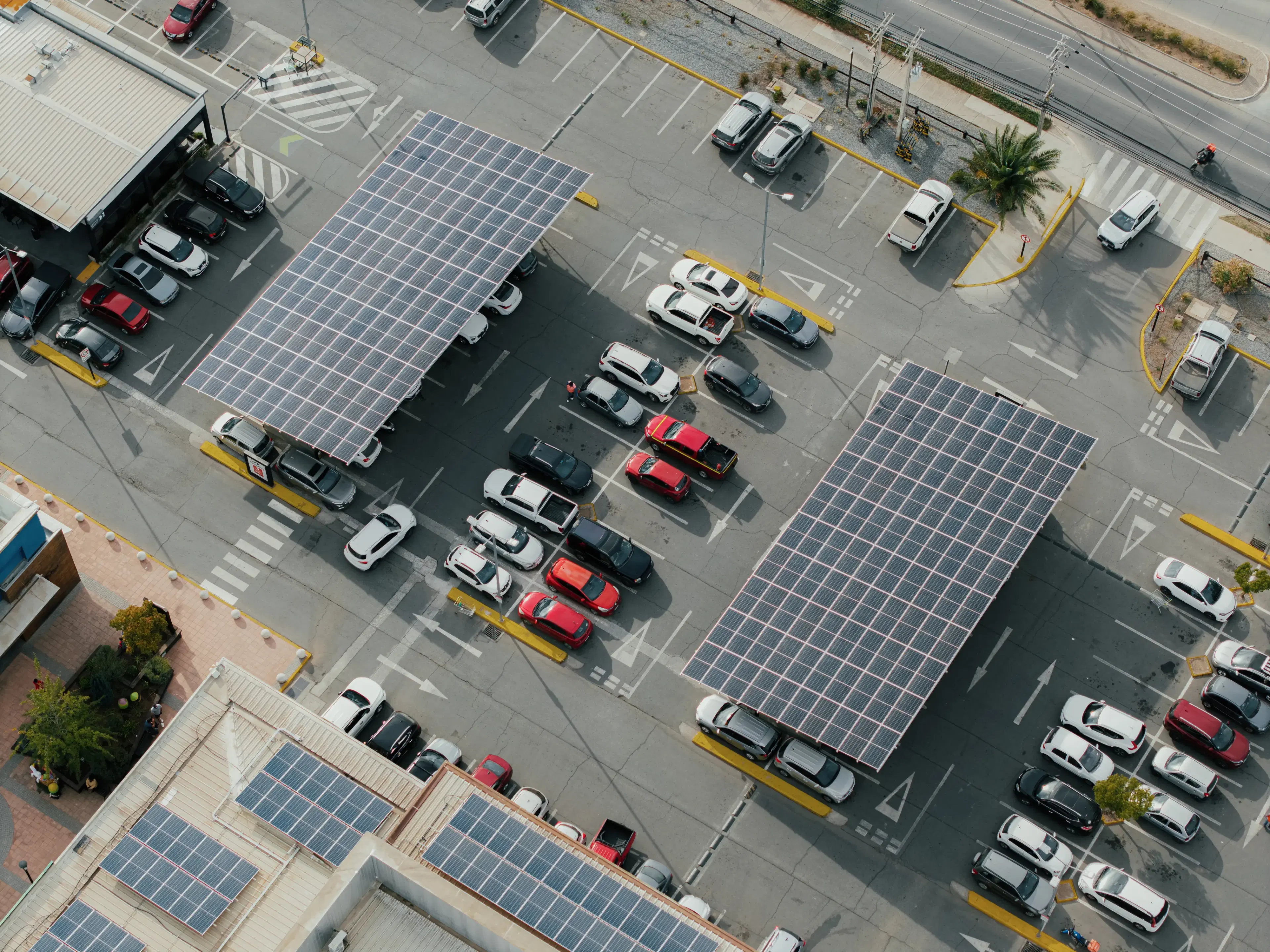 Instalación solar Tottus Machalí