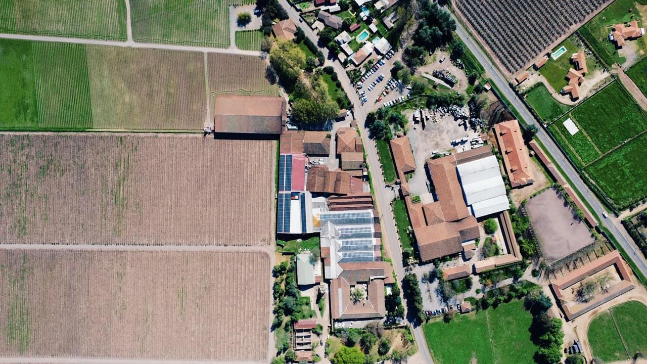Instalación solar Viña Casa Silva