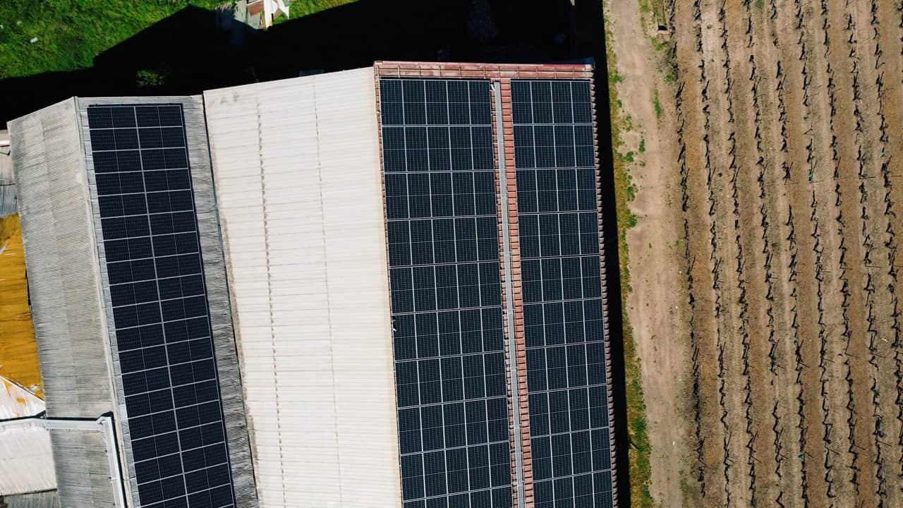 Instalación solar Viña Casa Silva