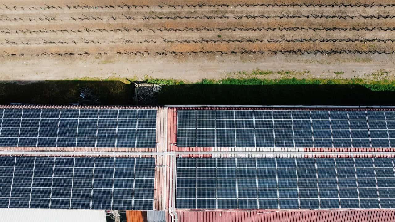Instalación solar Viña Casa Silva