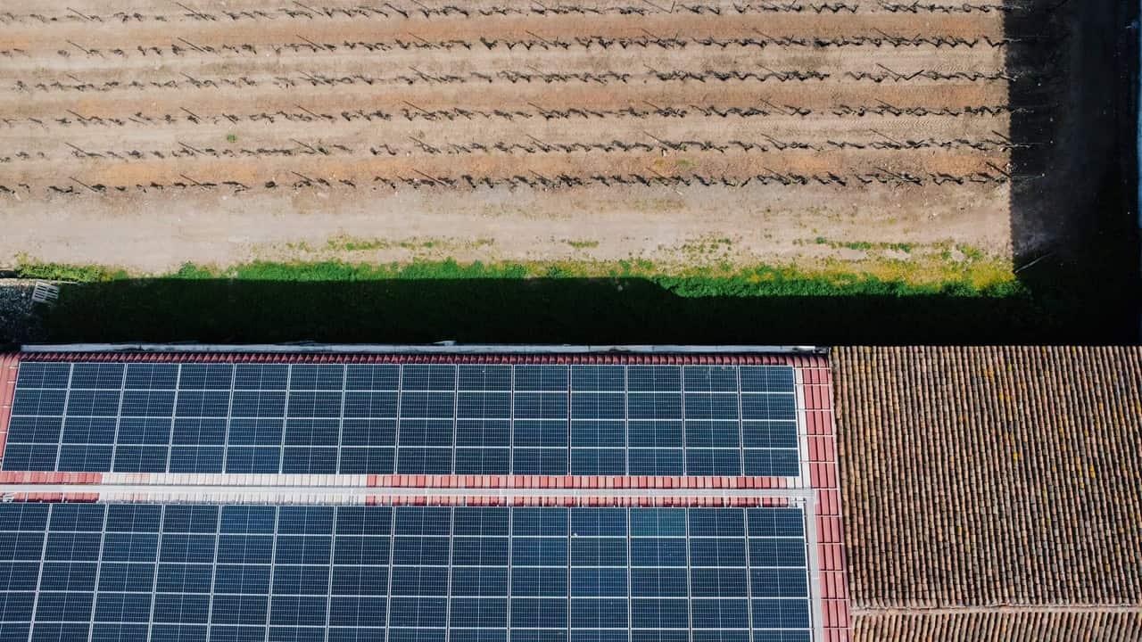 Instalación solar Viña Casa Silva