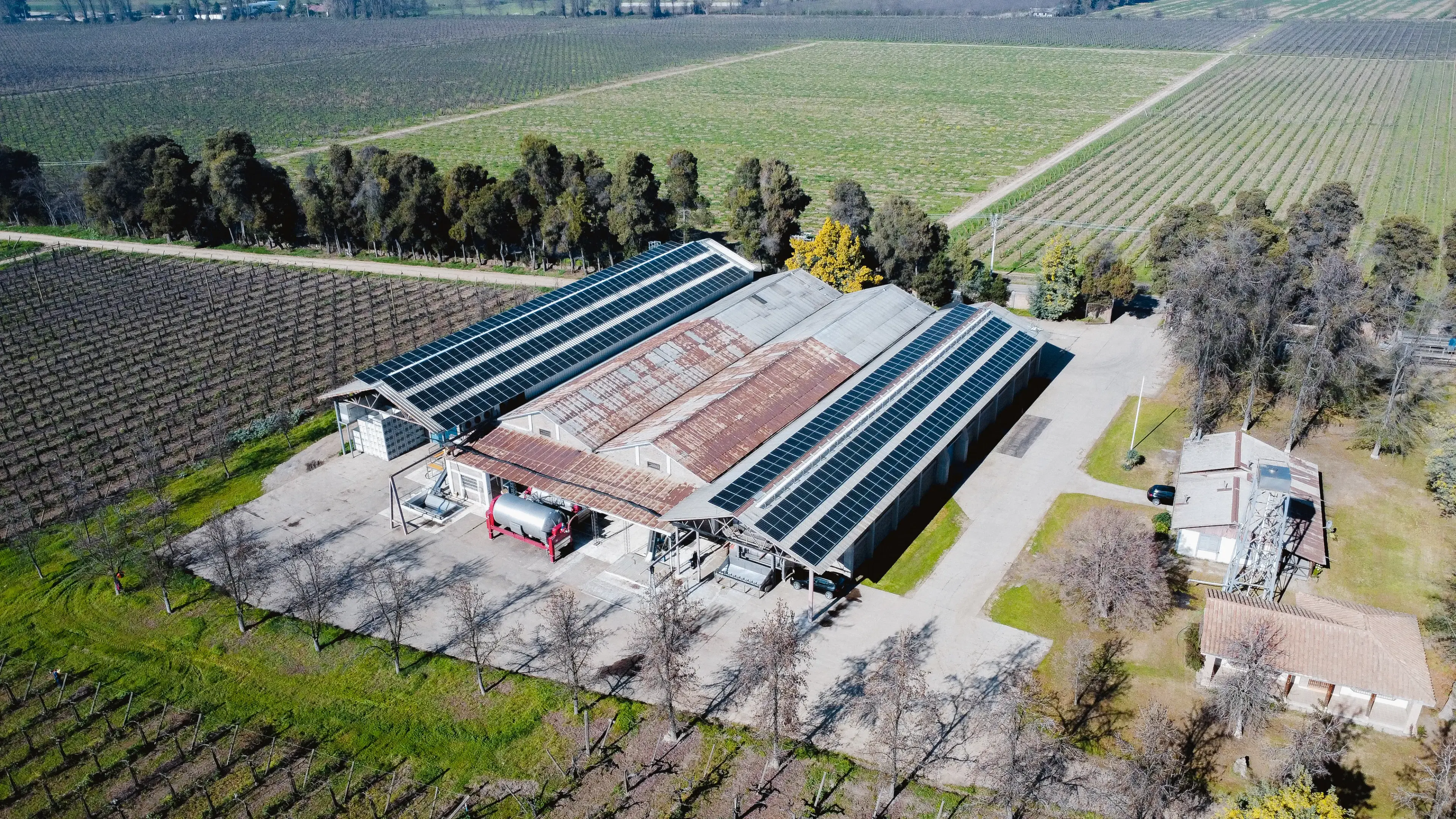 Proyecto de energía solar Viña Cruz de Triana