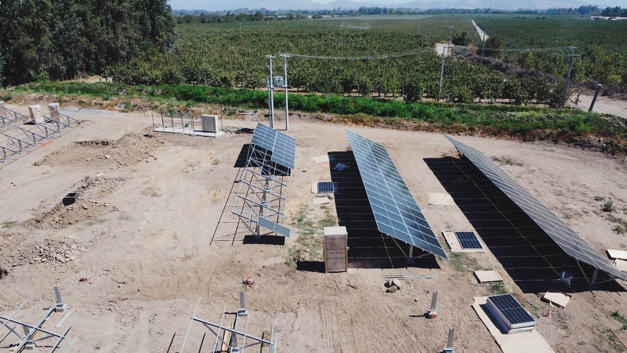 Instalación solar Viña La Ronciere
