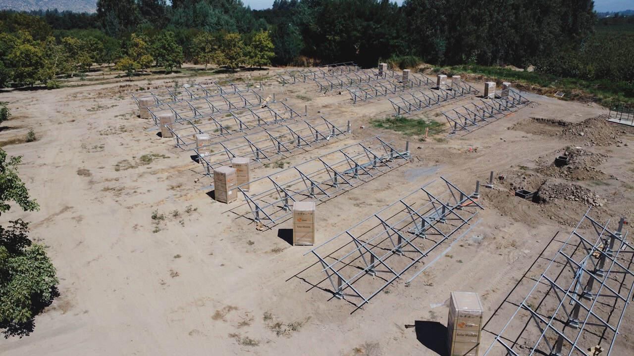 Instalación solar Viña La Ronciere
